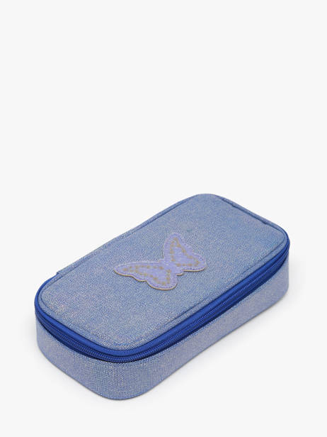 Pennenzak 1 Compartiment Boheme Caramel et cie Blauw boheme FI ander zicht 1